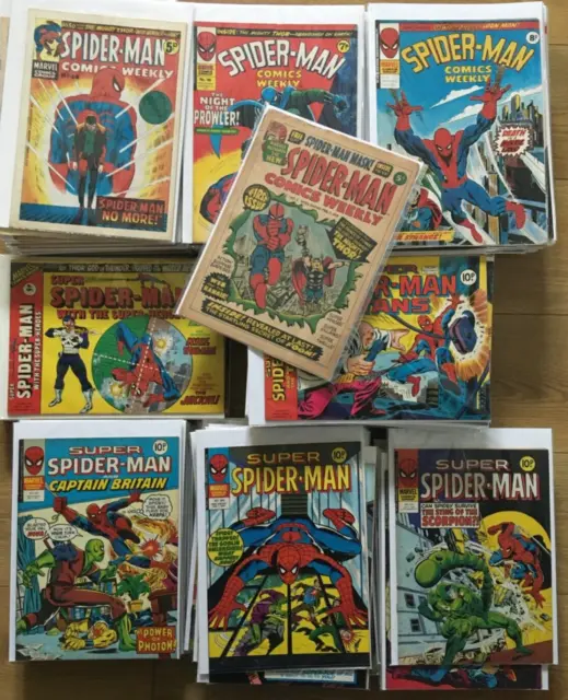 Spider-Man Comics Weekly #1-310 (Marvel UK comics) complete run
