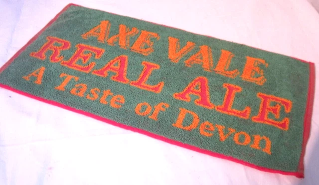 Vintage Axe Vale Ale Bar Towel Mat Runner Man Cave
