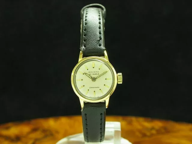 Movado Queenmatic Oro Cappotto/Acciaio Inox Automatico Orologio Donna / Ref.