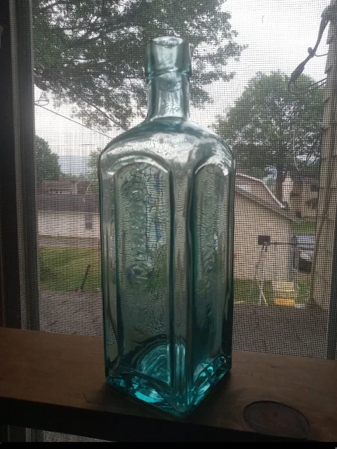Antique Heavy Dr. Warren's Tonic Cordial Bottle