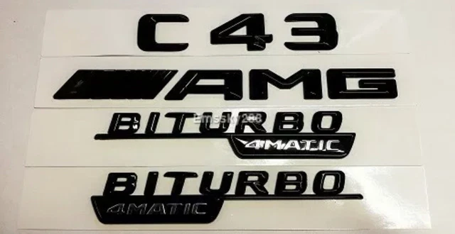 Rear Boot Trunk Star Badge For MB C Class C205 Coupe C63 C300 C43 AMG EMBLEM