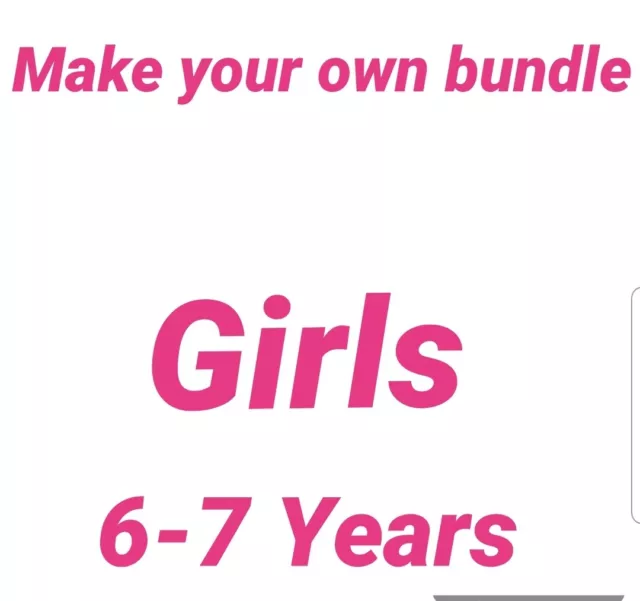 Girls Clothes 6-7 Years Make Your Own Bundle