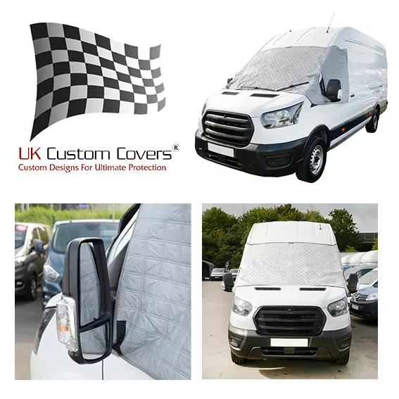 Ford Transit MK8 Thermo Display Wrap 2014 Ab Grau/Silber