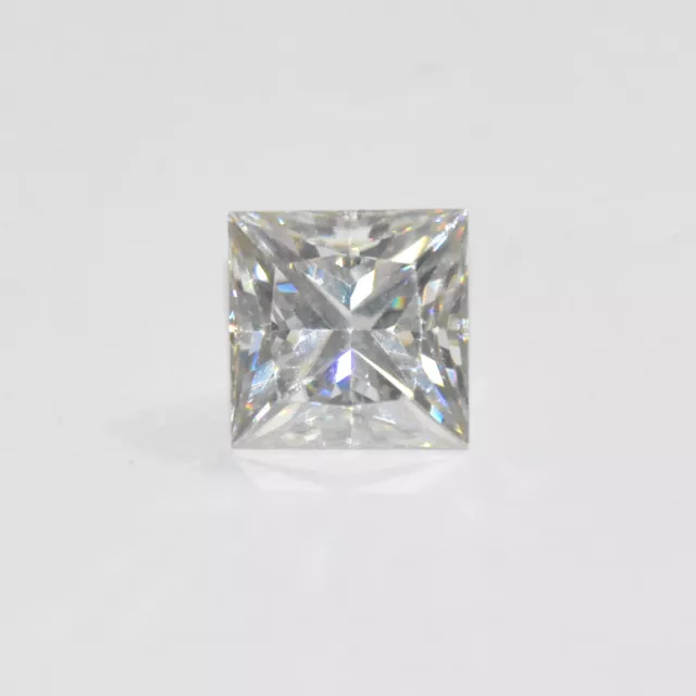 3.50-4.50 CT Princesse Coupe Blanc Cassé Labo Créé Diamant Great Certifié Bijoux