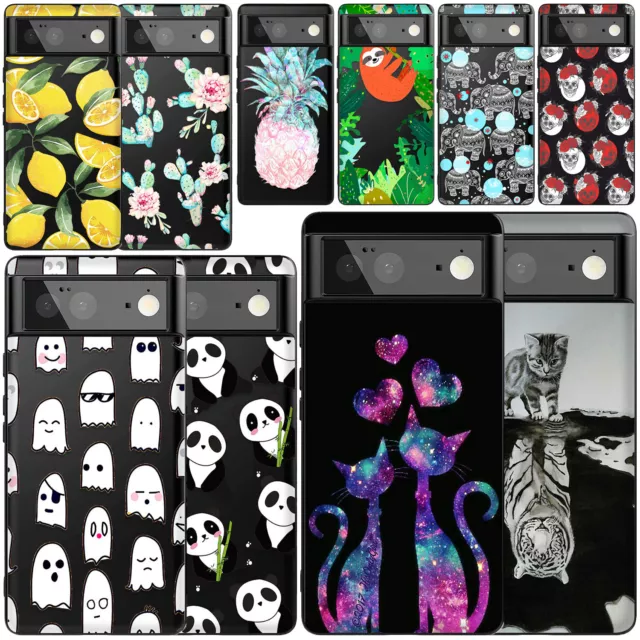 Printed Soft Phone Case For Google Pixel 7 6A 8 Pro 5A 4A XL 3A Shockproof Cover