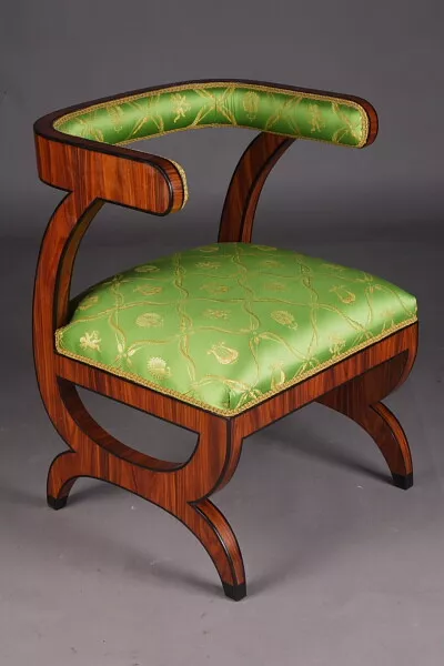 B-Sam-6 Eleganter Sessel im Wiener Biedermeier Stil Sitzmöbel *