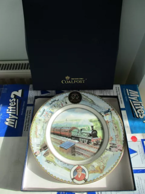 Coalport Bone China Fletcher Class 2-4-0 no910 Seaside Special  Ltd Ed plate NEW