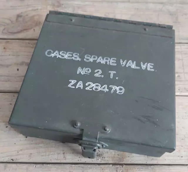 Ww2 British Army Military Radio Wireless Set 38 Ws38 Cases Spare Valve No 2T