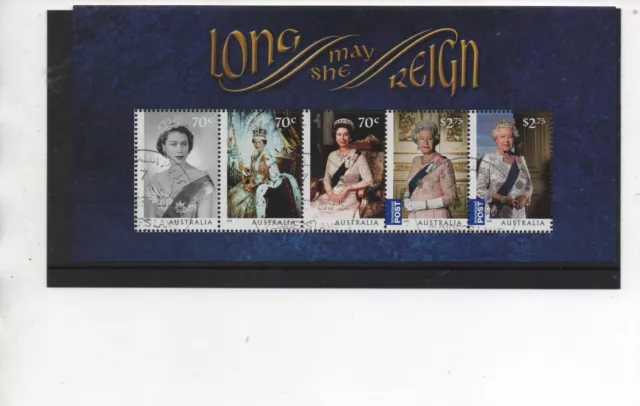 Australia Stamps 2015 Long May She Reign Miniature Sheet very fine used CTO