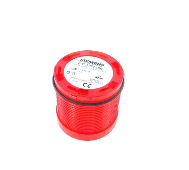 Siemens 8wd4 420-5bb -used Flashing Light Element Red