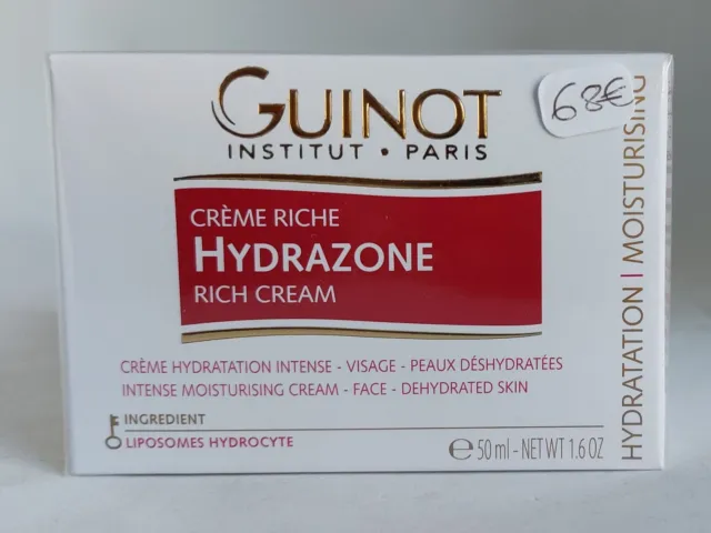 GUINOT - Crème Riche Hydrazone - Hydratation Intense Visage