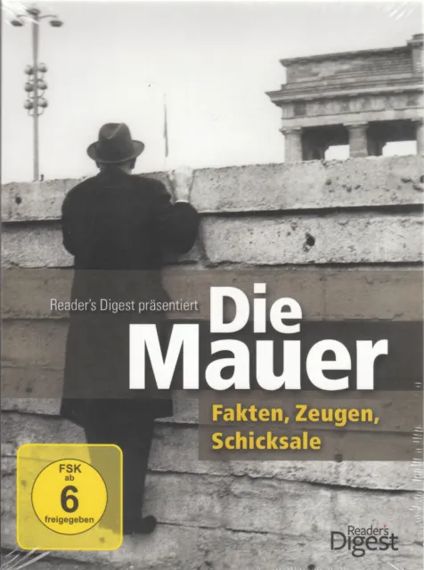 3 DVDs Die Mauer - Eine deutsche Geschichte – NEU – OVP 268 Min. NDR + Spiegel