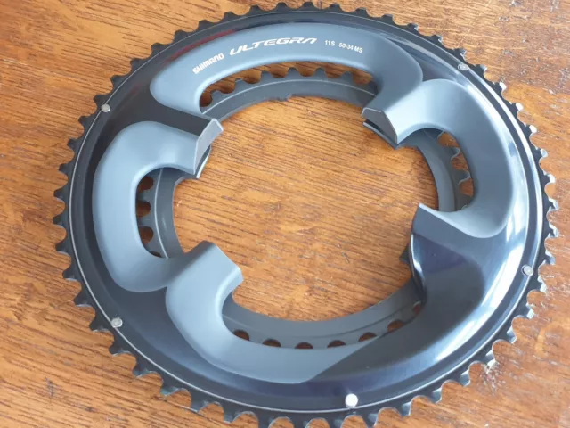 Shimano Ultegra R8000 Chainrings (50+34) 11 Speed (PAIR) Compact Chain Rings NEW