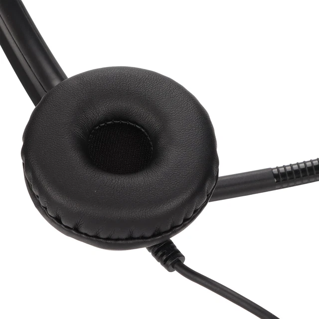 2.5mm Headset Call Center Noise Cancelling Customer Service Earphone Corded