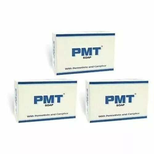 3 X PMT soap Permethrine Soap For All Skin Type