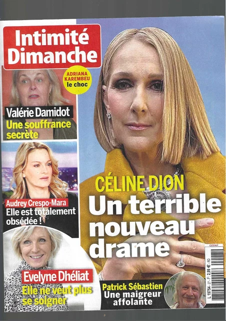 Magazine Intimité - Mai 2022 - Michel Sardou, Peter & Sloane, Julien Doré - Neuf