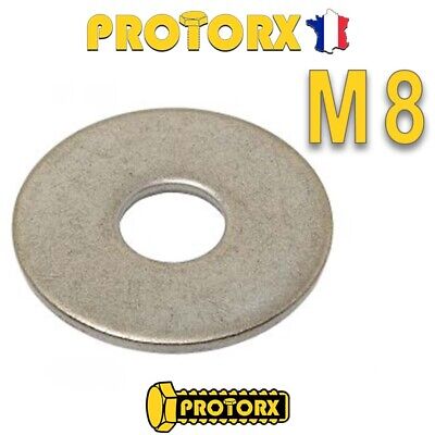 Ring Flat Ultra Large M8 X (5 To 20pcs) (8,4mm x 30mm x 1,5mm) Stainless Steel
