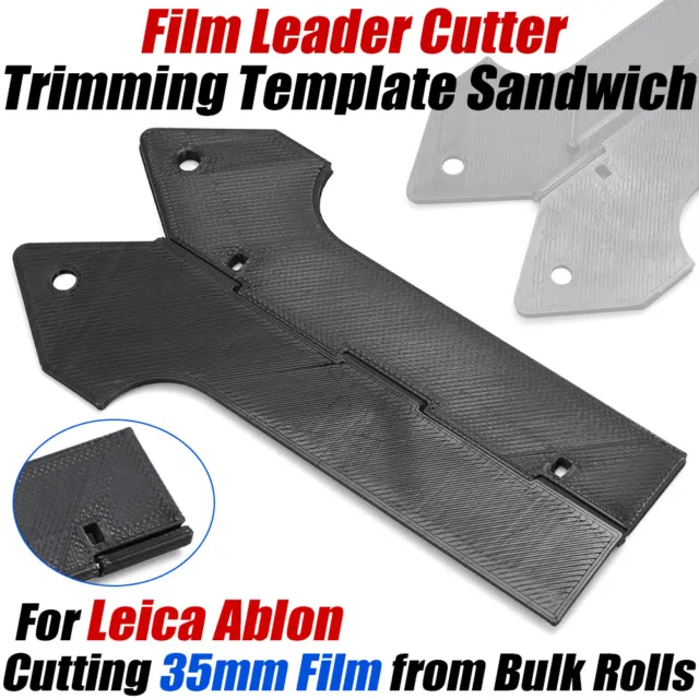 For Leica ABLON 35mm Film Cutter Leader Trimming Guide Template Sandwich Tool