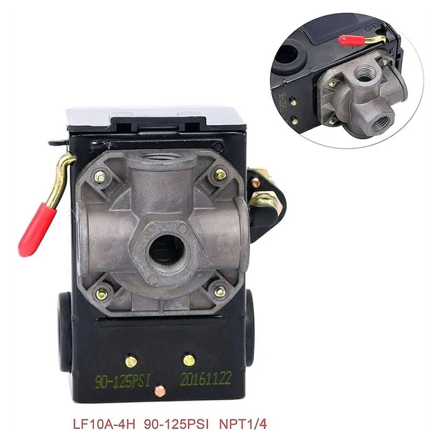 Zuverlässiger 4 Port Luftkompressor Druckschalter Ventil Schwerlast Design