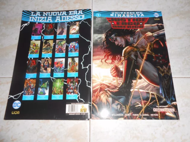 Universo Dc Rinascita - Justice League America N°1 Variant Cover - Rw Lion Cp60