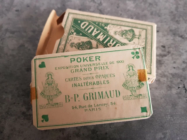 Ancien jeu de carte P.B. Grimaud divinatoire 36 cartes (Gebraucht) in