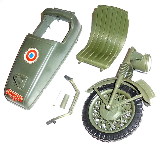 Accessoire Action Joe – Moto Side-car Geyper Man Hasbro CEJI – Années 80 – Figurine Collection
