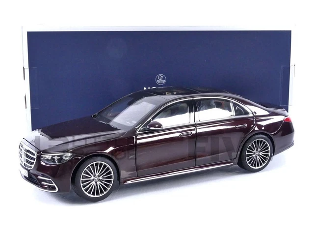 Miniature Norev 1/18 Mercedes Classe S AMG-Line Rouge Métal - 2021, Diecast