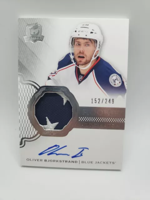 2016-17 UD Upperdeck Oliver Bjorkstrand Rookie /249 The Cup Auto Patch RC - #159