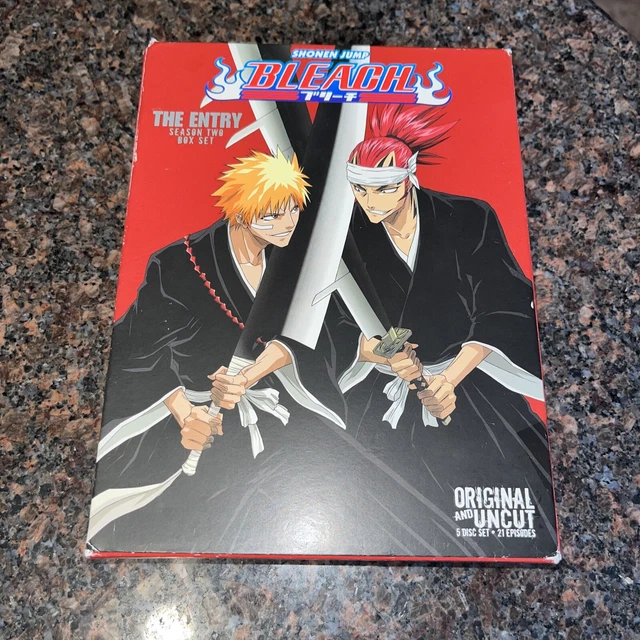 BLEACH BOX Set 2 The Entry (DVD, 2008, 5Disc Set, With Original