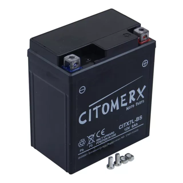 Batterie YTX7L-BS 12V 6AH für SYM Husky 125 Gel Batterie