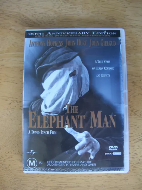 The Elephant Man Dvd David Lynch Pal Region 4 Aus