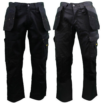 DEWALT DWC17 Mens Low Rise Multi-Pocket Work Trousers 31/33 Leg-1 Grey/Black 