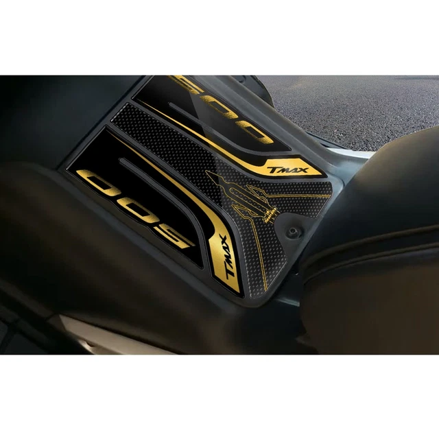 Labelbike - 2 Adesivi In Gel 3D Laterali Pedana Per YAMAHA TMAX 530 Dal - Foto 5