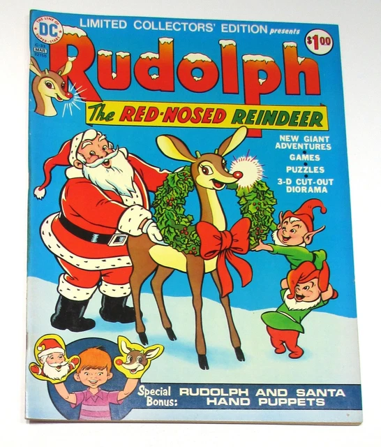 LIMITED COLLECTORS' EDITION #C-33 VF, Rudolph Reindeer, Treasury, DC Comics 1975