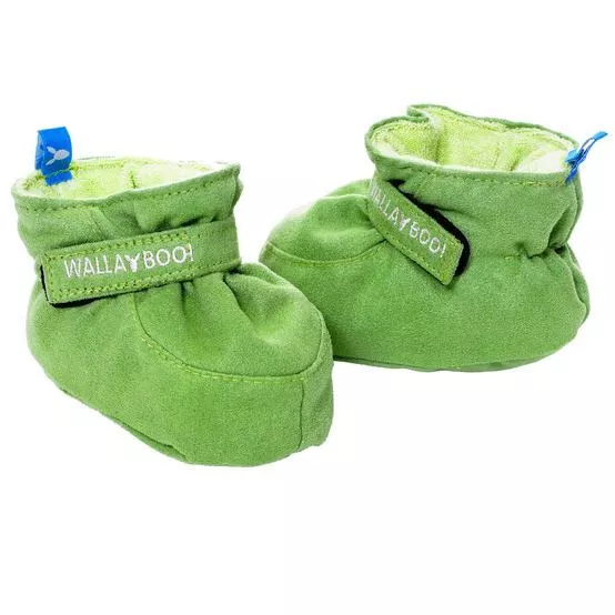 Wallaboo Bébé Chaussures Bottes Citron Vert Daim 6-12 Mois Chaud Souple Bottines