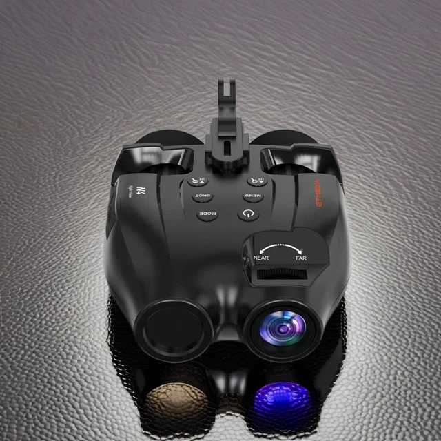 NIGHT VISION GOGGLES Helmet & Head Mounted Binoculars Digital Infrared ...