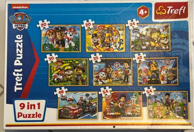 Puzzle Kinder Puzzles Paw Patrol Tier Freunde Team 9 in 1 Collection Trefl