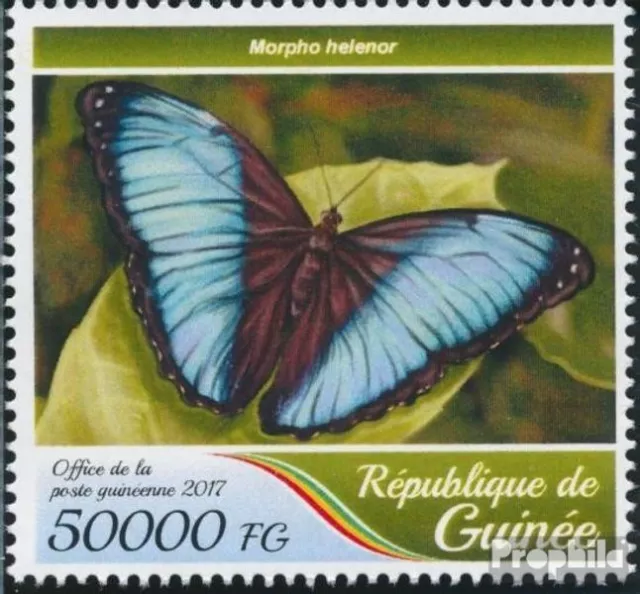 Guinée 12549 (complète. édition) neuf avec gomme originale 2017 Papillons