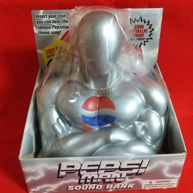PEPSI MAN SOUND BANK pepsi cola silver
