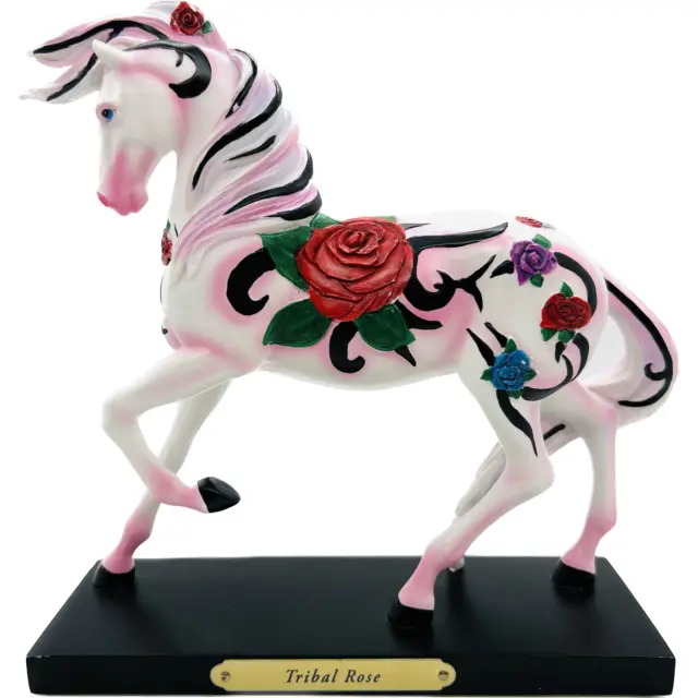 Enesco Trail of Painted Ponies Tribal Rose Flowers Statue Horse 4035092 Retired