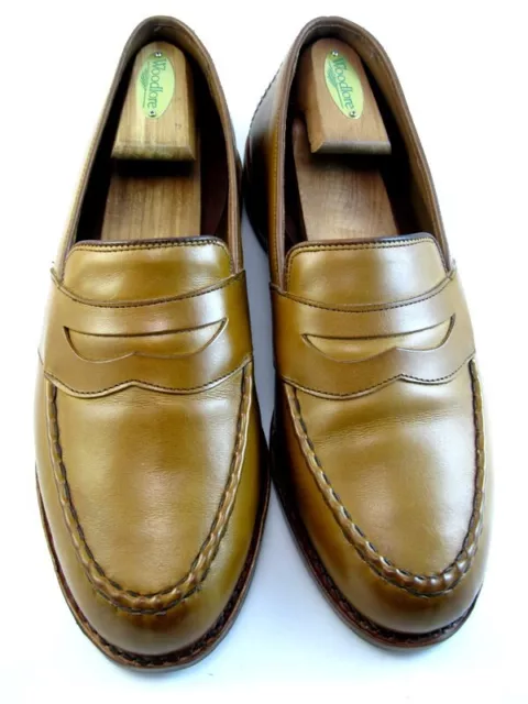 Allen Edmonds "RANDOLPH" Men's Leather Penny Loafers 8.5 EEE Walnut USA (160N)
