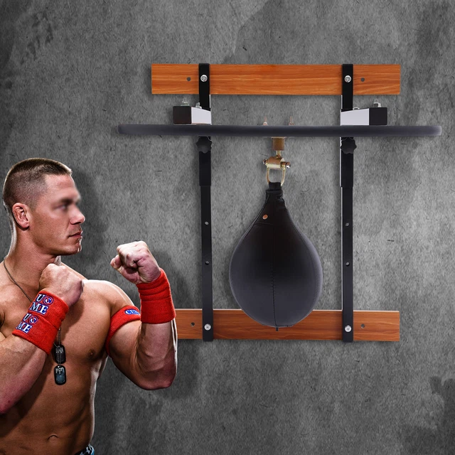 WALL MOUNT FITNESS Frame Boxing Bag Platform Kit Adjustable Speed 360