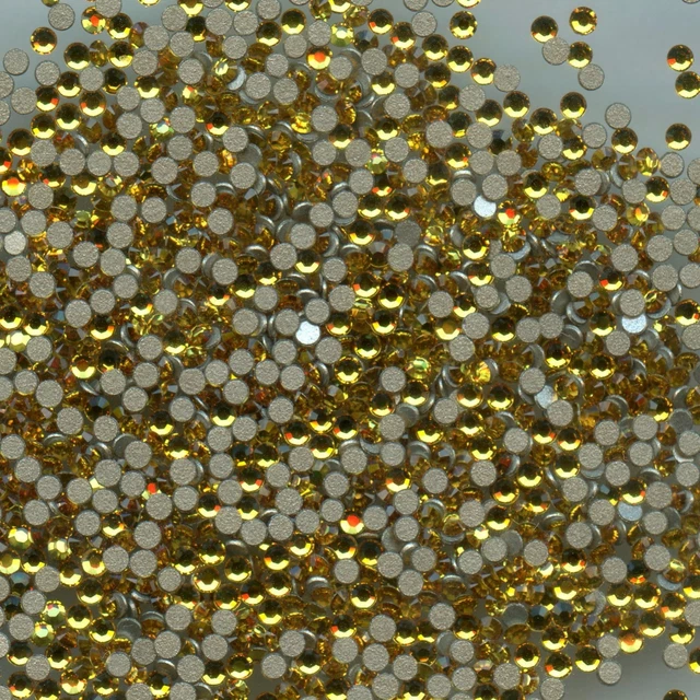 2028 SS7 SF *** 40 STRASS SWAROVSKI FOND PLAT 2,20mm  SUNFLOWER F