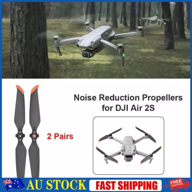 2 Pairs Quick Release Propellers Low-Noise Drone Blades for DJI Air 2S