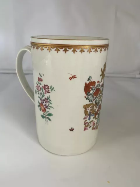 Chinese antique export porcelain mug,circa 1850