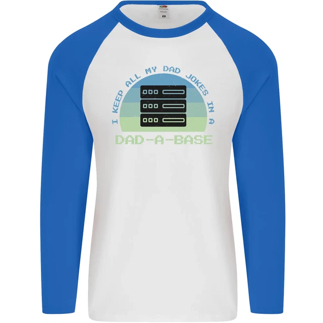 Papà Un Base Divertente Festa Del Papà Battute Uomo L/S Baseball T-Shirt