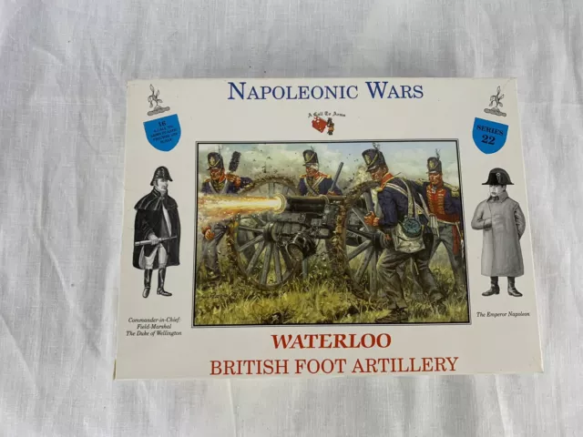 A Call To Arms Waterloo British Foot Artillery Napoleonic Wars Soldier Kit 1:32