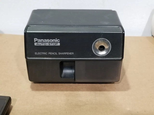 Vintage Panasonic Electric Pencil Sharpener KP-110 Auto Stop Tested Working