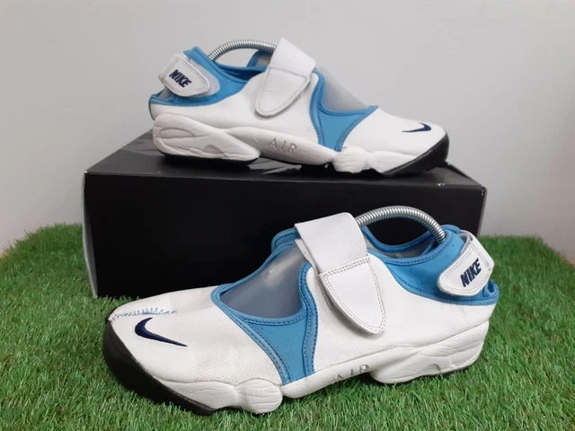 BASKETS HOMME NIKE Air Rift blanc bleu taille Royaume Uni 10 2006