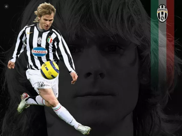 Pavel Nedved Juventus Poster Locandina 45X32Cm Football Champions